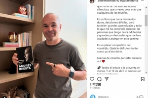 BBIN官网-出书了！伊涅斯塔宣传新书：不仅讲述足球，还有更深层次的内容